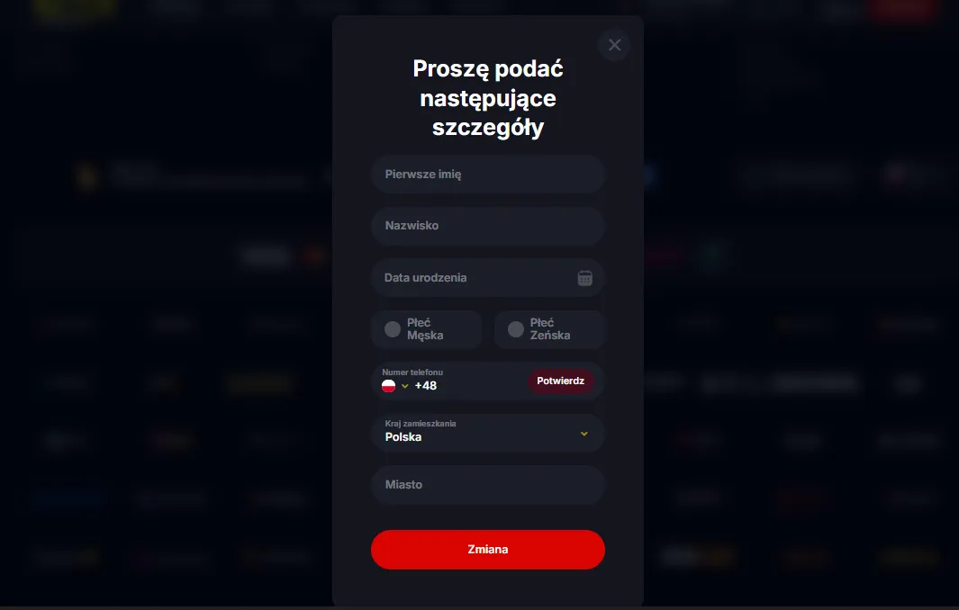 Yep Casino metody płatności PLN