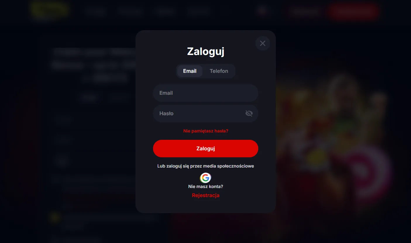 Yep Casino logowanie do konta online